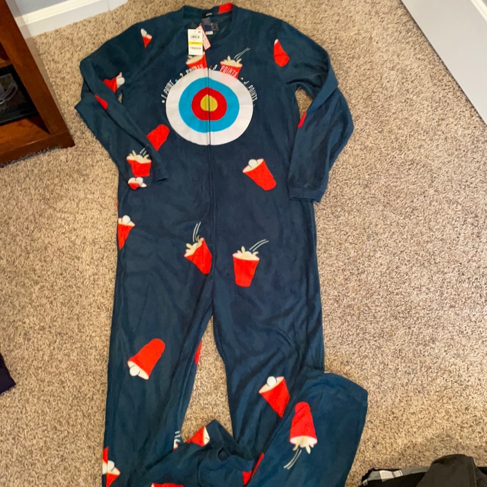 Fleece onesie pajamas